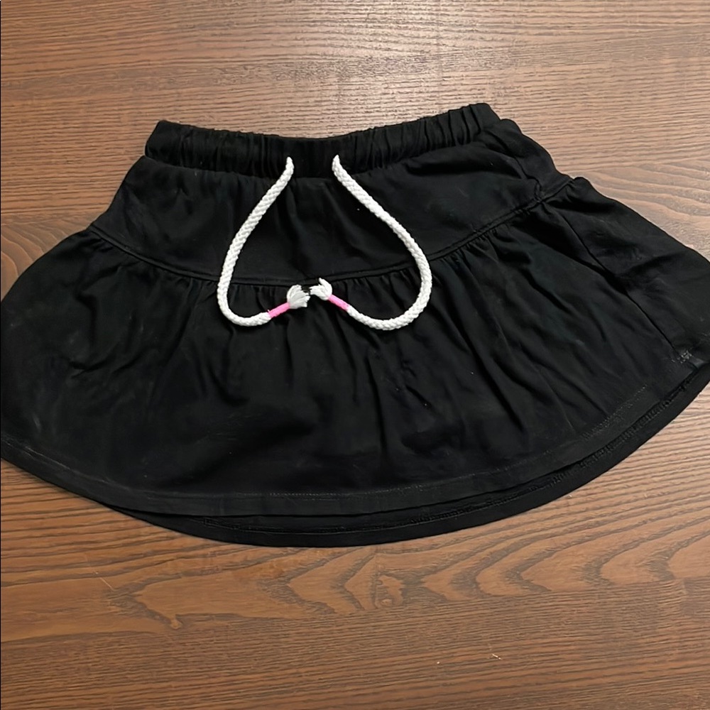 Cat & Jack Black Skirt with White Accent